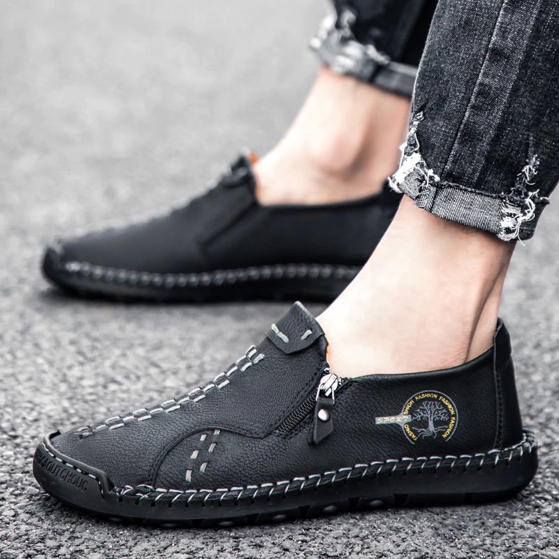 Rico Heren Loafers Casual Schoenen - Groen