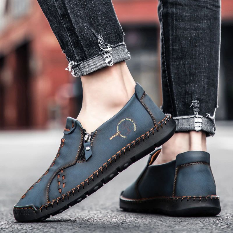 Rico Heren Loafers Casual Schoenen - Groen