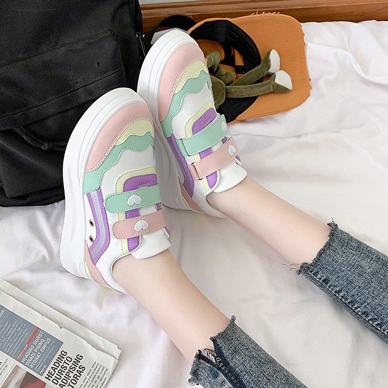 Riczy Dames Lente Mode Sneaker Schoenen - Roze