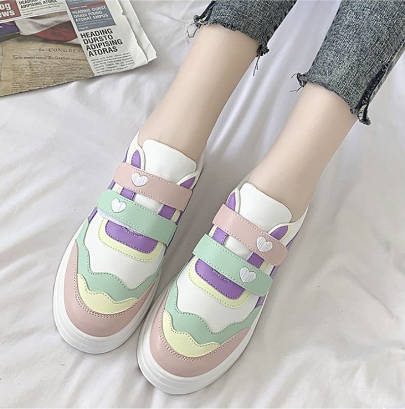 Riczy Dames Lente Mode Sneaker Schoenen - Roze