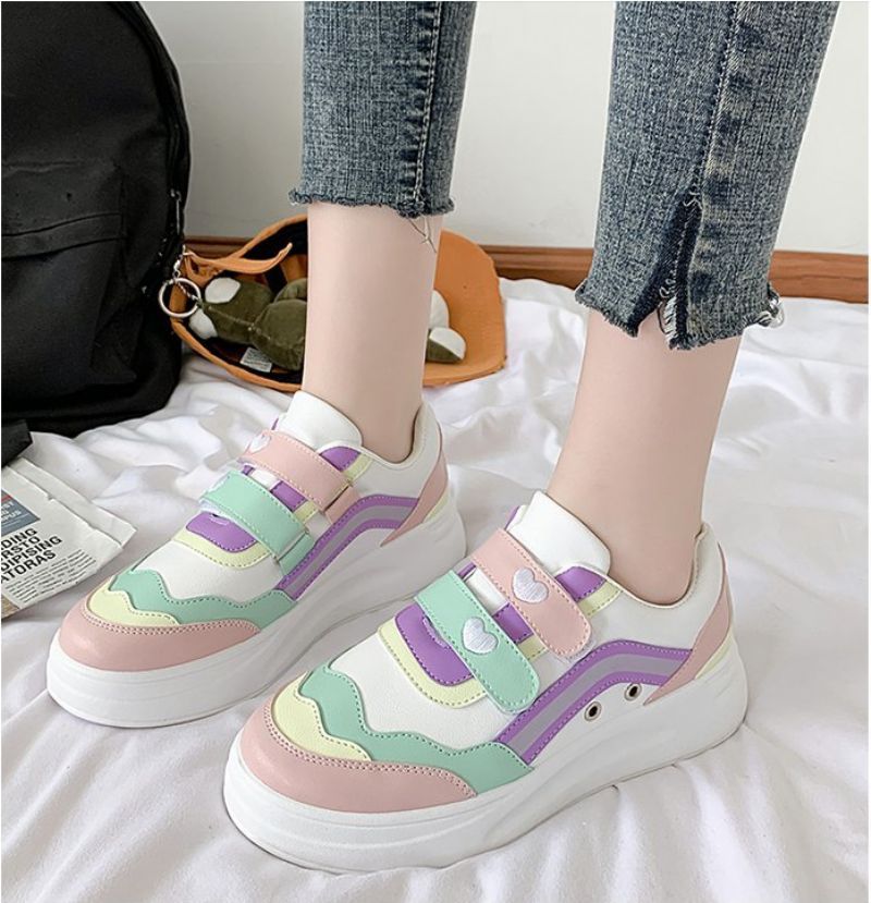 Riczy Dames Lente Mode Sneaker Schoenen - Roze