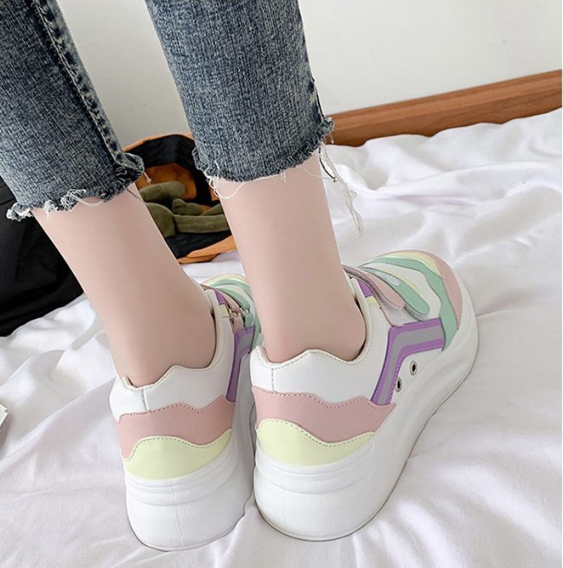 Riczy Dames Lente Mode Sneaker Schoenen - Roze