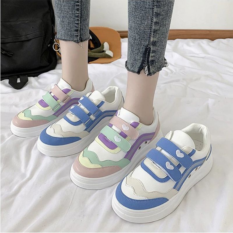 Riczy Dames Lente Mode Sneaker Schoenen - Roze