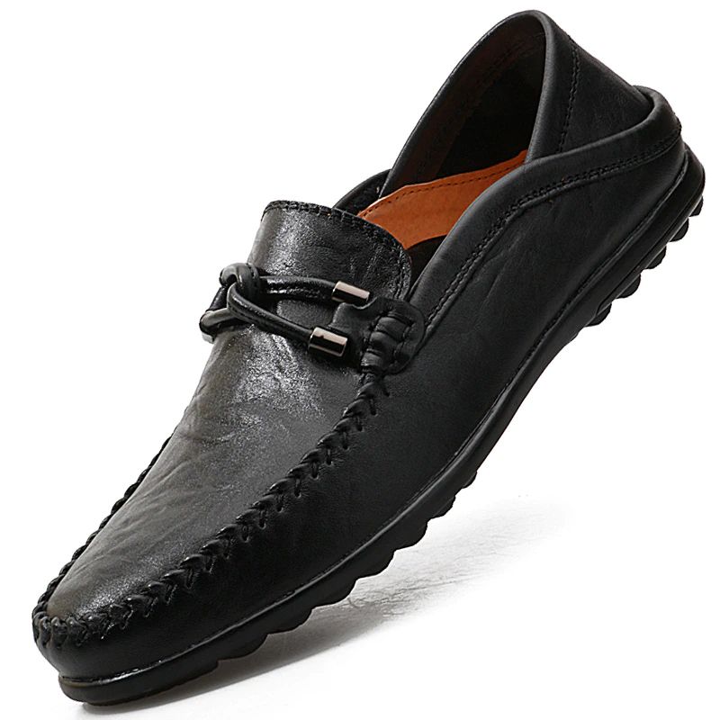 Rigo Heren Loafer Dress Schoenen - Zwart