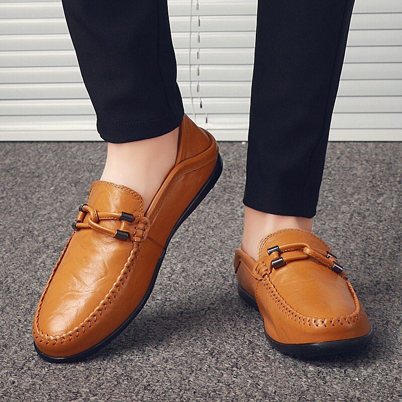 Rigo Heren Loafer Dress Schoenen - Zwart