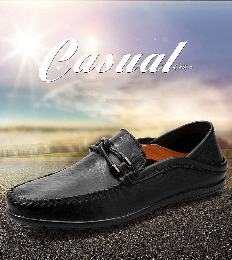 Rigo Heren Loafer Dress Schoenen - Zwart