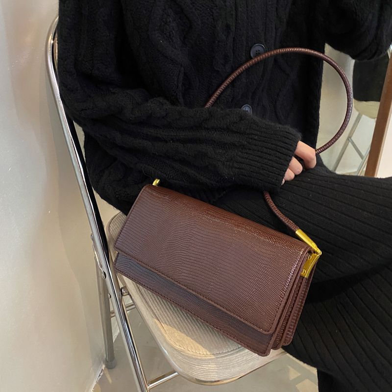Rinchi Dames Kleine Kunstleren Schouder Handtas - Zwart