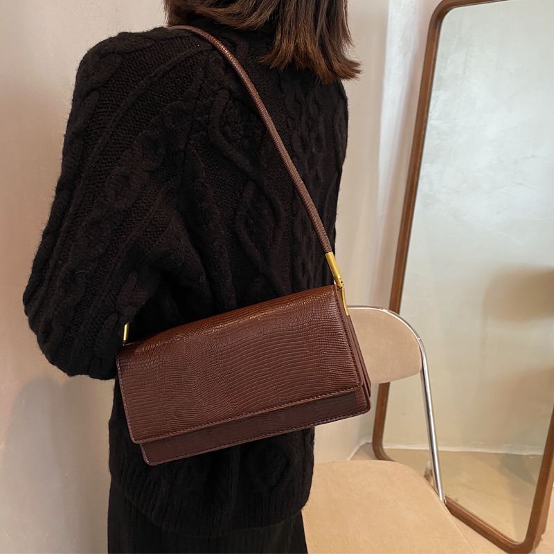 Rinchi Dames Kleine Kunstleren Schouder Handtas - Zwart