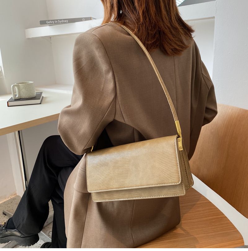 Rinchi Dames Kleine Kunstleren Schouder Handtas - Zwart