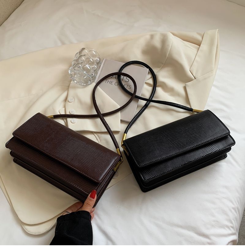 Rinchi Dames Kleine Kunstleren Schouder Handtas - Zwart