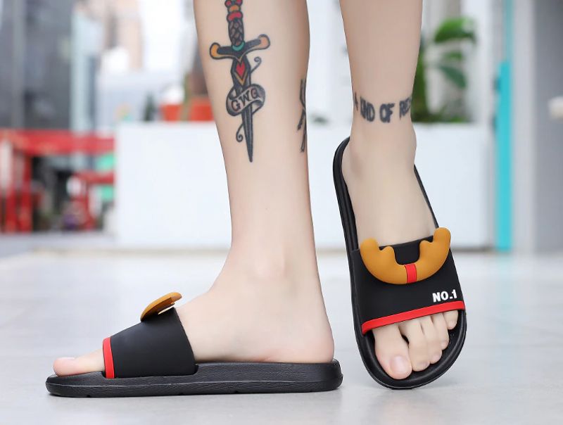 Rio Heren Indoor Sandalen - Zwart