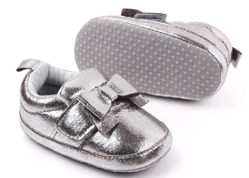 Riri Baby Meisjes Casual Sneakers - Zilver