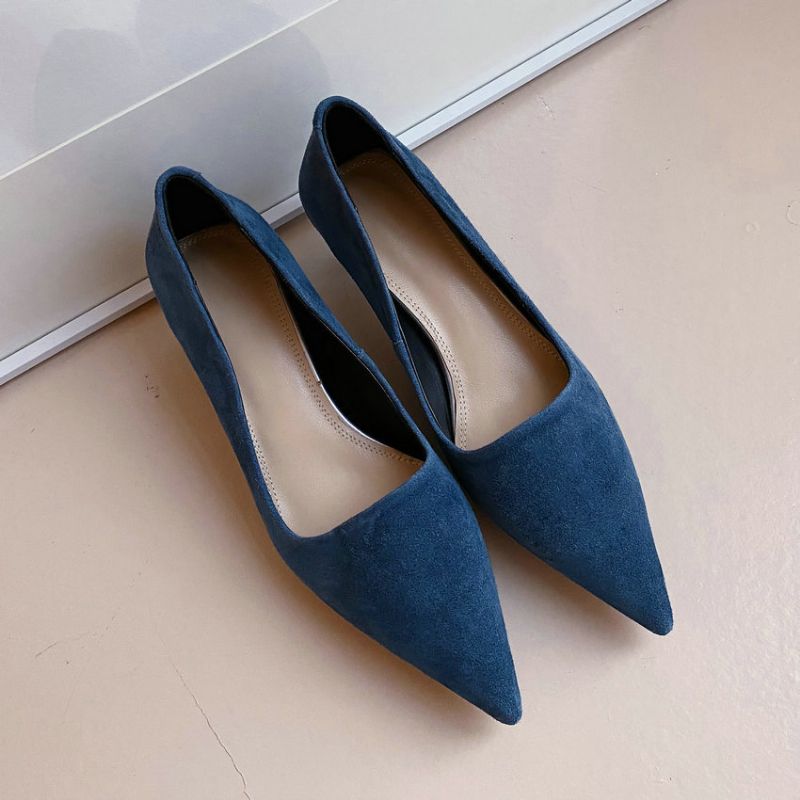 Rita Dames Klassieke Puntige Teen Pumps - Zwart