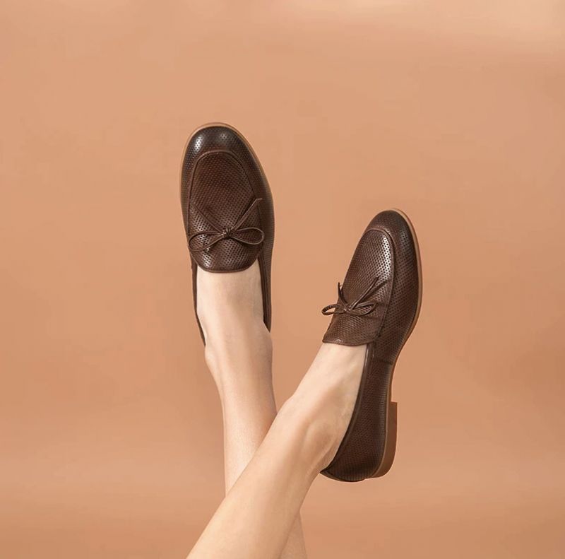 Rita Loafers - Koffie