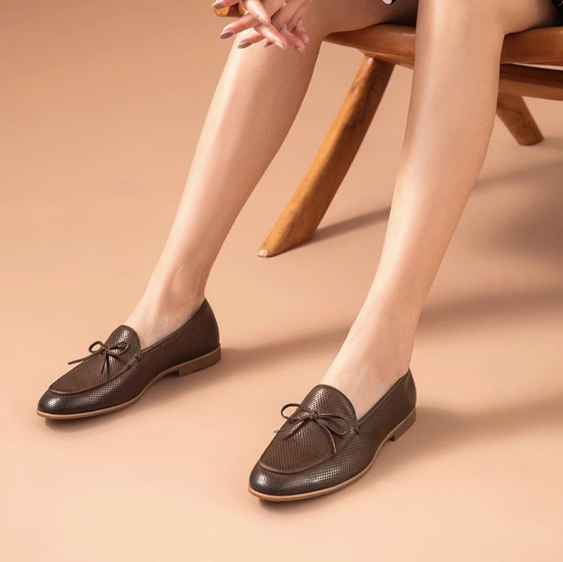 Rita Loafers - Koffie