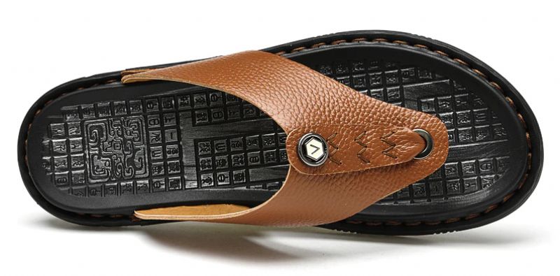 Rivera Heren Casual Slippers - Koffie