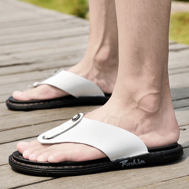 Rivera Heren Casual Slippers - Koffie