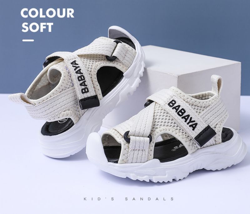 Rivero Unisex Kinderen Strand Sandaal - Zwart