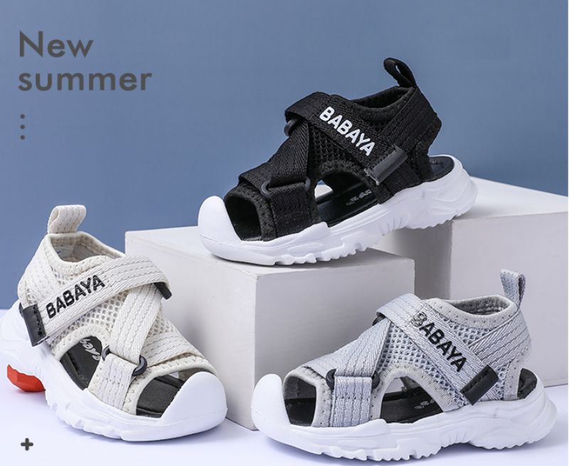 Rivero Unisex Kinderen Strand Sandaal - Zwart