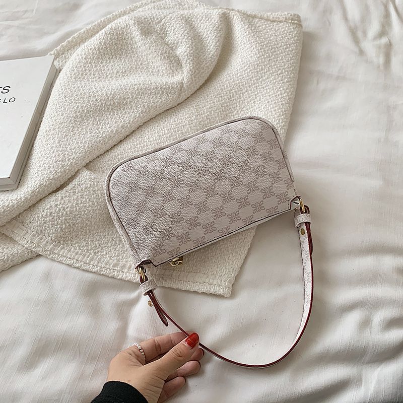 Riz Dames Leren Schouder Handtas - Koffie