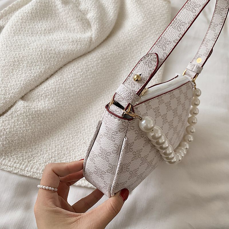 Riz Dames Leren Schouder Handtas - Koffie