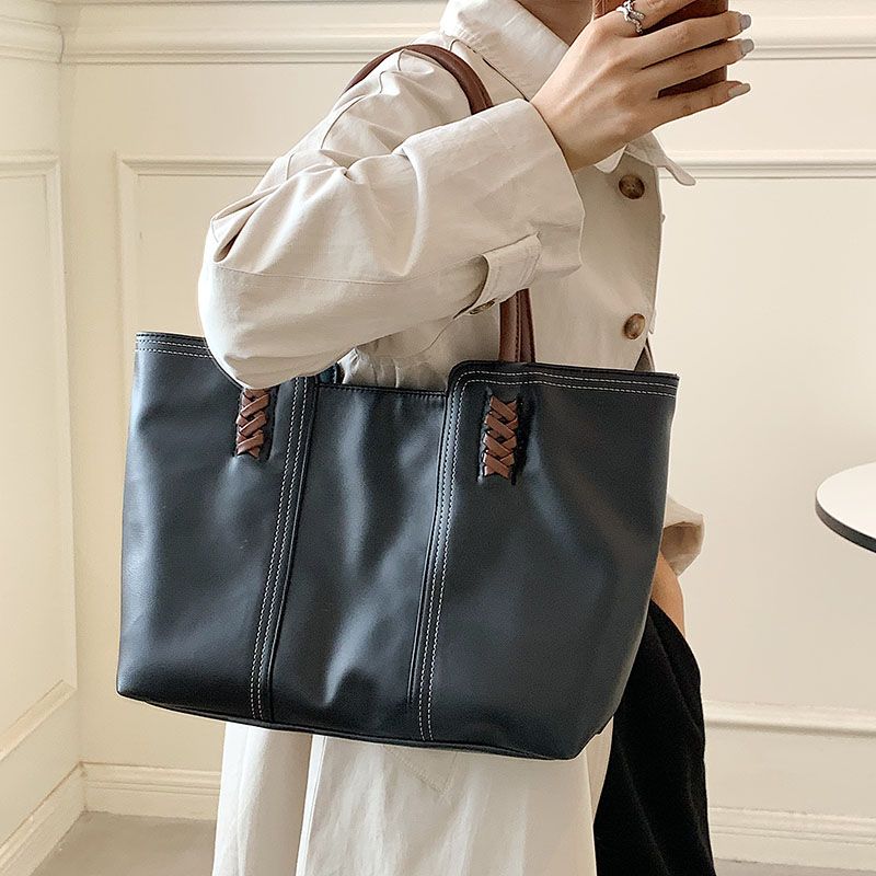 Rizzo Dames Handtas Designer Luxe Hoge Capaciteit - Zwart