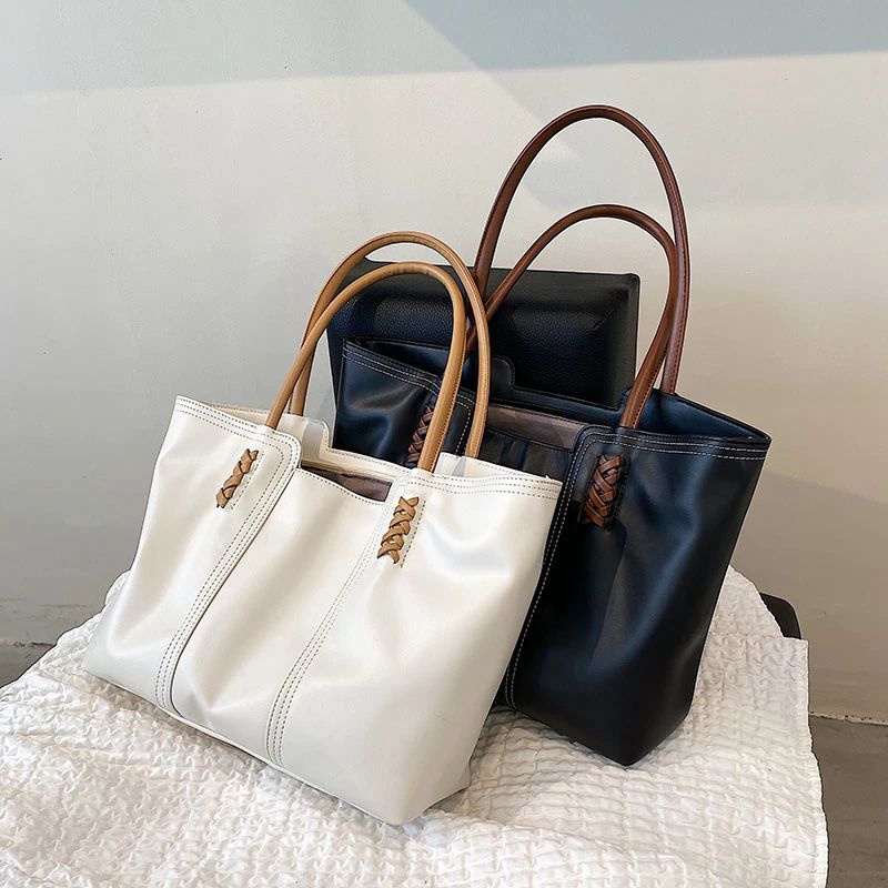 Rizzo Dames Handtas Designer Luxe Hoge Capaciteit - Zwart