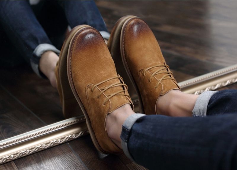 Roa Heren Loafer Casual Schoenen - Bruin