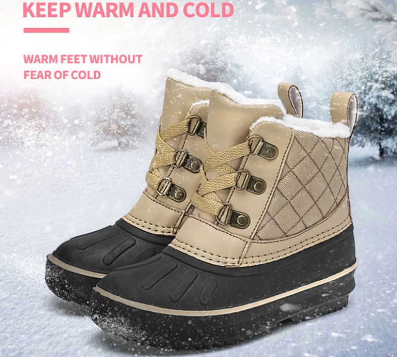 Robbles Meisjes Snowboot - Roze Bont