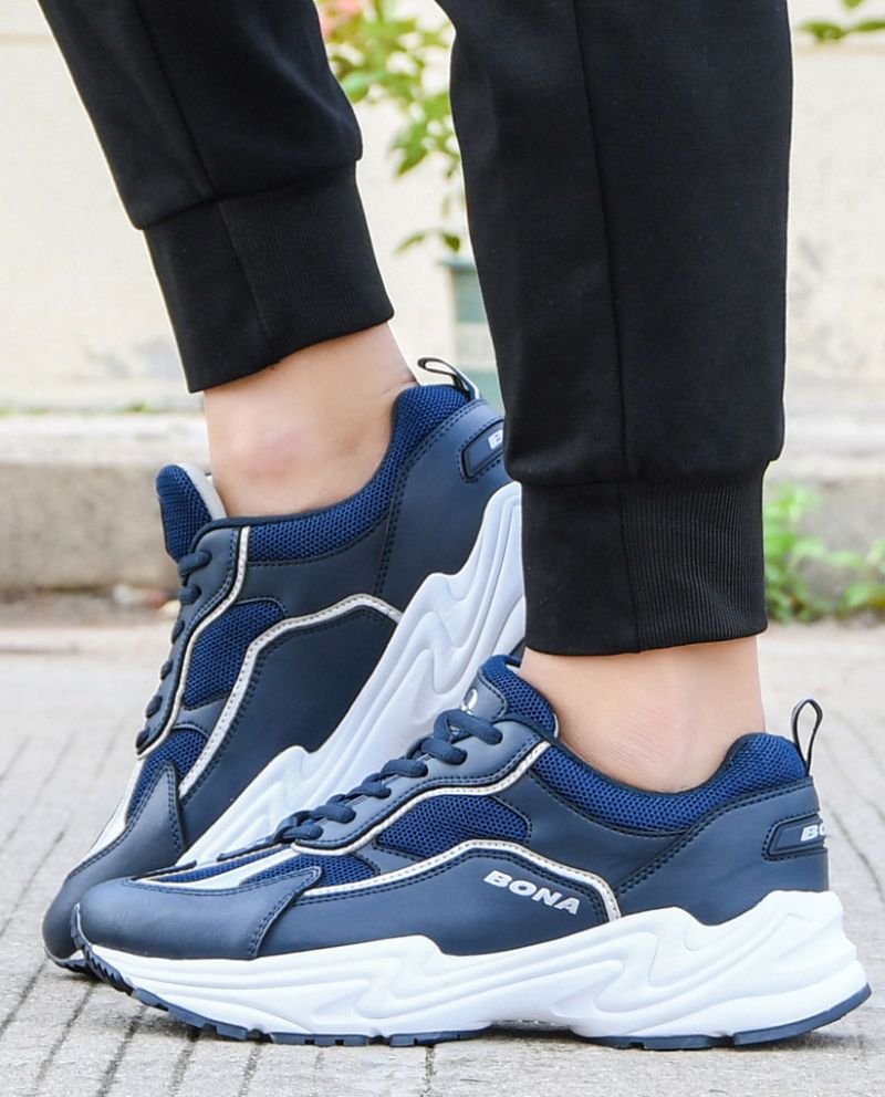 Roberty Herenmode Sneakers - Marineblauw