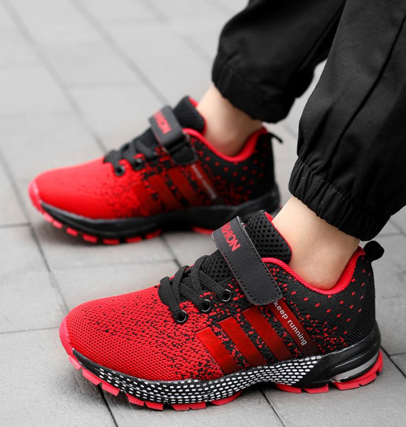 Rocco Jongens Hardloopschoenen - Rood