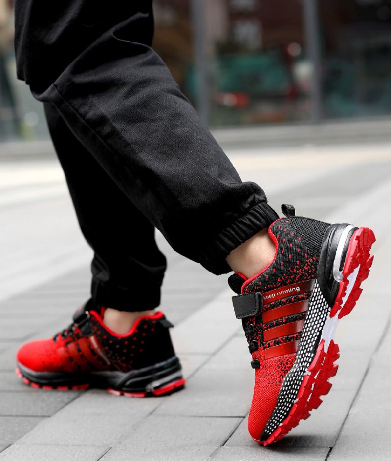 Rocco Jongens Hardloopschoenen - Rood