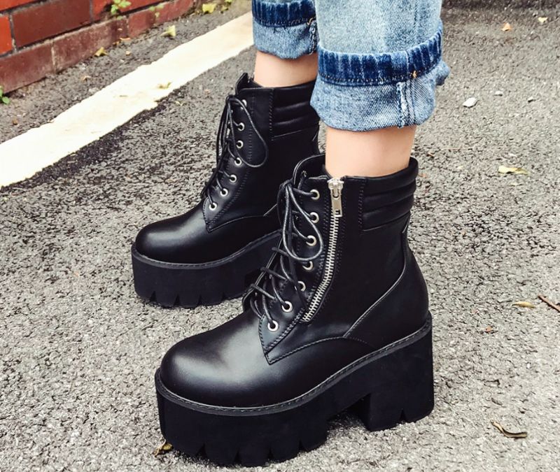 Rocky Dames Laarzen Schoenen - Zwarte schoenen