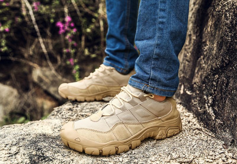 Rococo Heren Sneakers - Zand