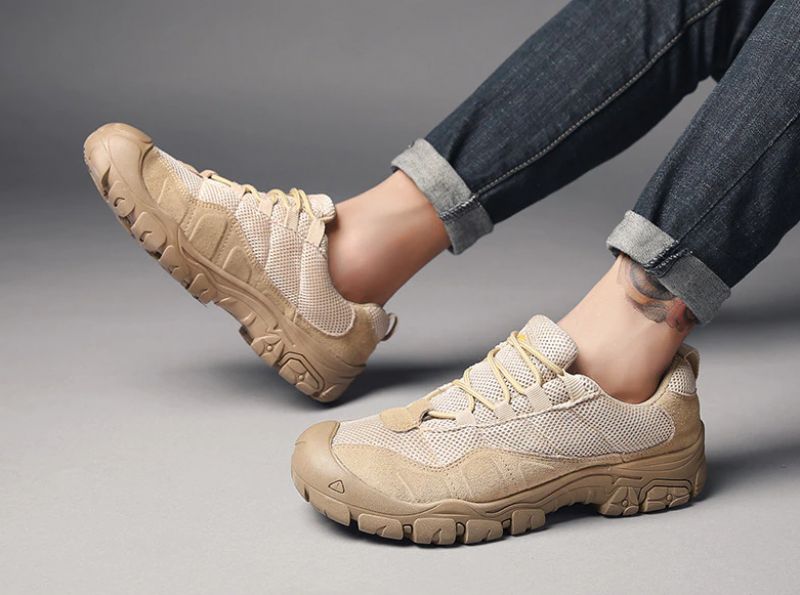 Rococo Heren Sneakers - Zand