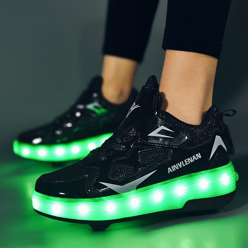 Rodolfo Jongens Roller Sneaker - Zwart