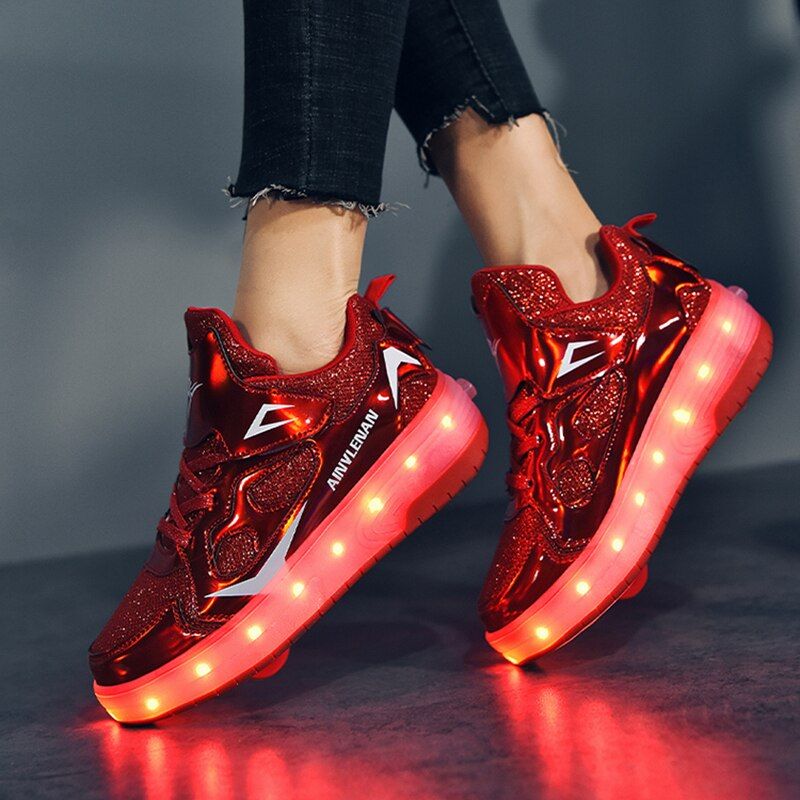 Rodolfo Jongens Roller Sneaker - Zwart