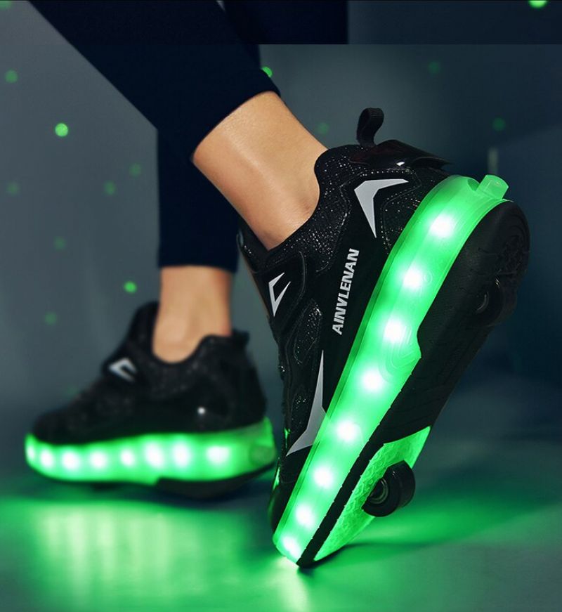 Rodolfo Jongens Roller Sneaker - Zwart