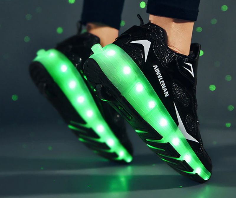 Rodolfo Jongens Roller Sneaker - Zwart