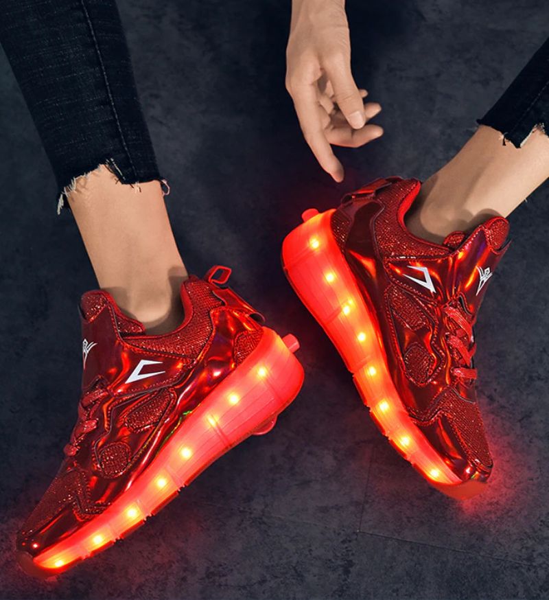 Rodolfo Jongens Roller Sneaker - Zwart