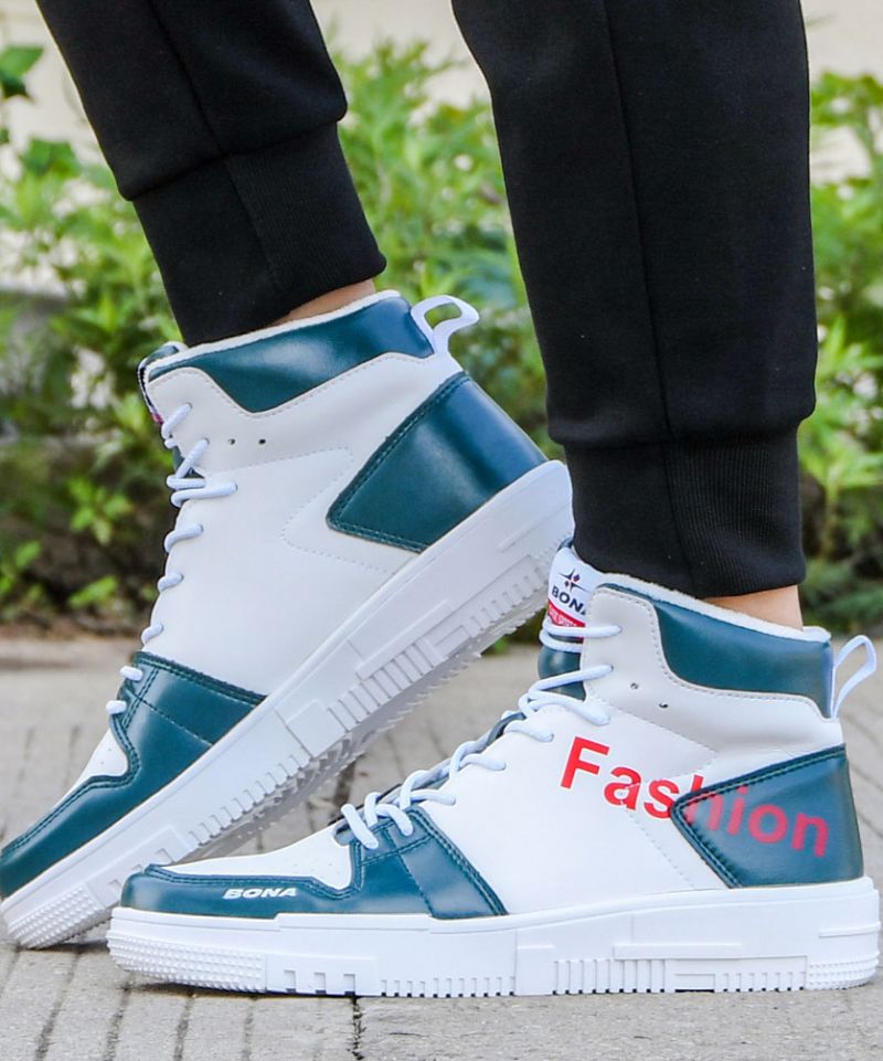 Rodon Heren High Top Sneaker - Bruin