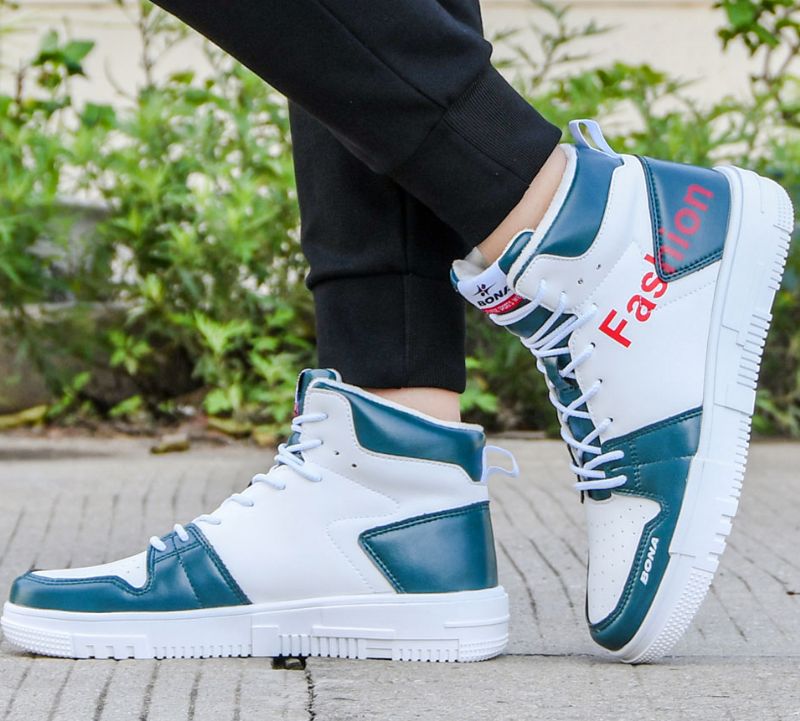 Rodon Heren High Top Sneaker - Bruin