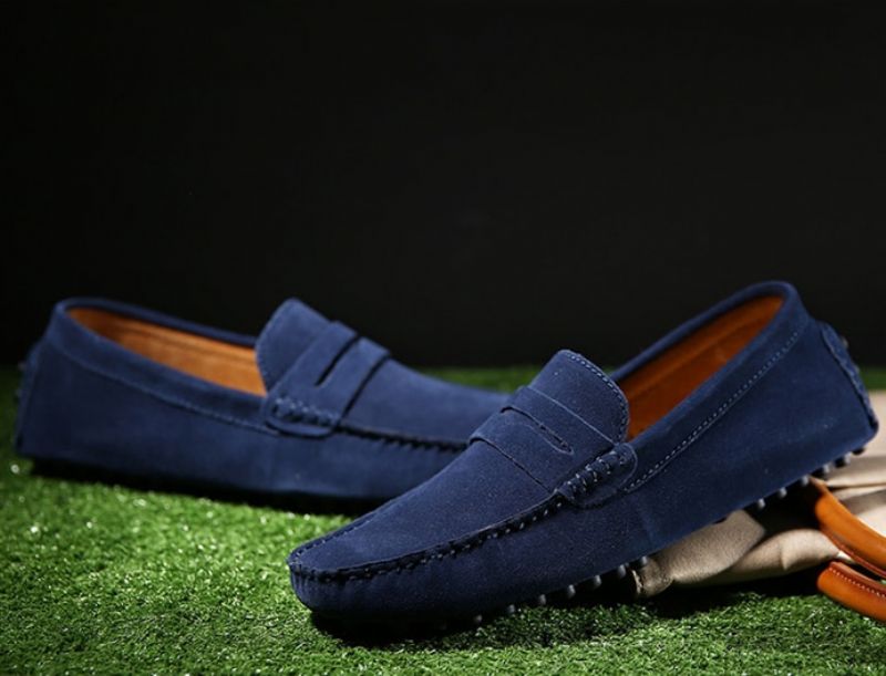 Roger Heren Loafer Schoenen - Blauw