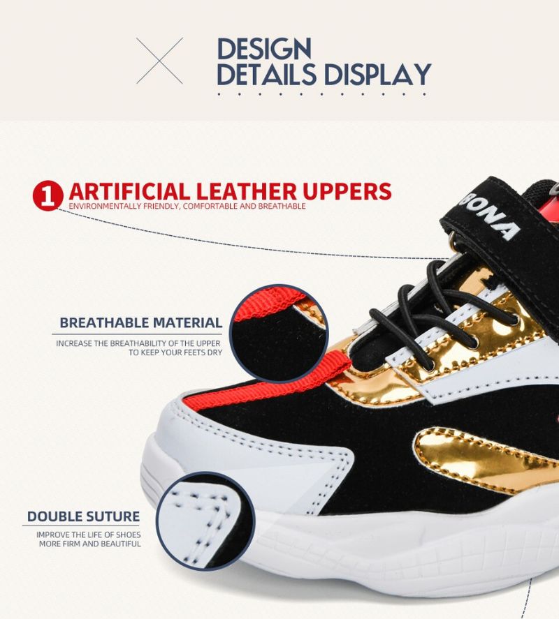 Rohan Unisex Kindermode Sneaker - Zwart
