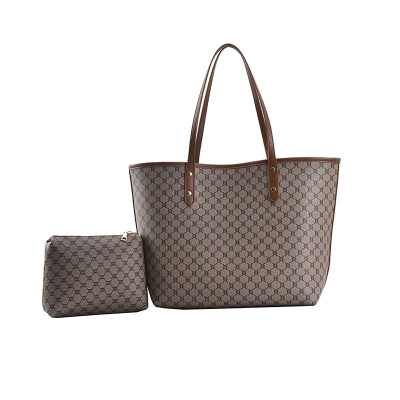 Roman Tote-handtas Voor Dames Met Hoge Capaciteit - Koffie