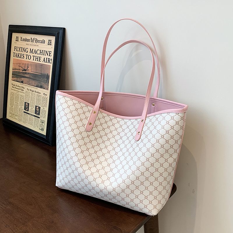 Roman Tote-handtas Voor Dames Met Hoge Capaciteit - Koffie