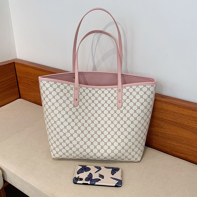 Roman Tote-handtas Voor Dames Met Hoge Capaciteit - Koffie