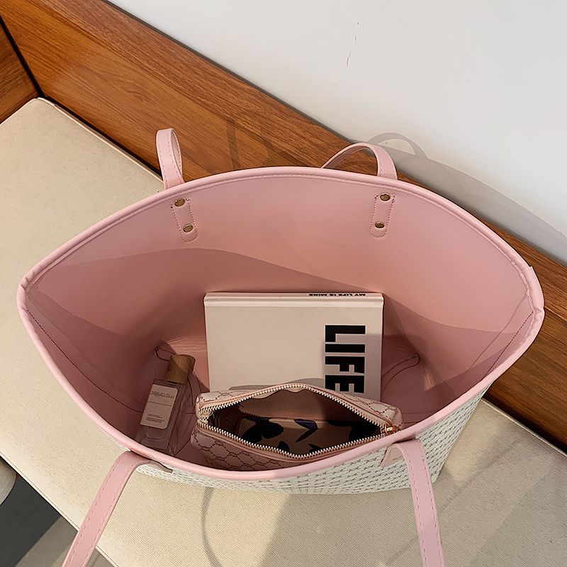Roman Tote-handtas Voor Dames Met Hoge Capaciteit - Koffie