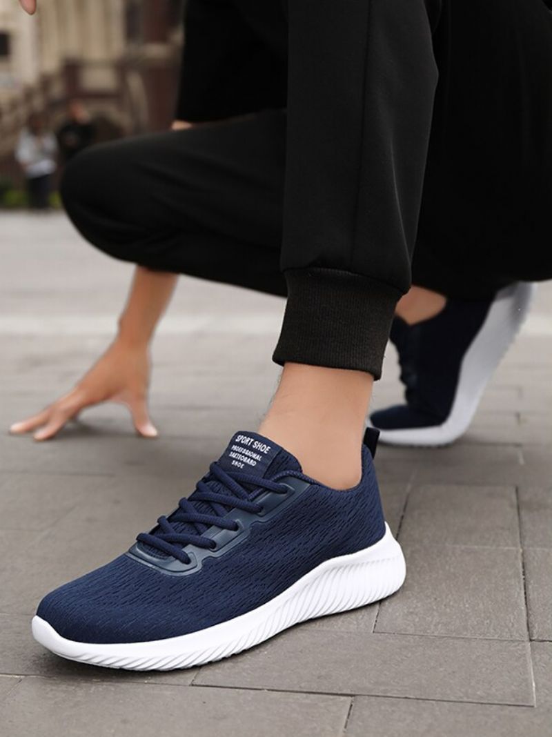 Romelu Heren Lichtgewicht Sneakers - Blauw