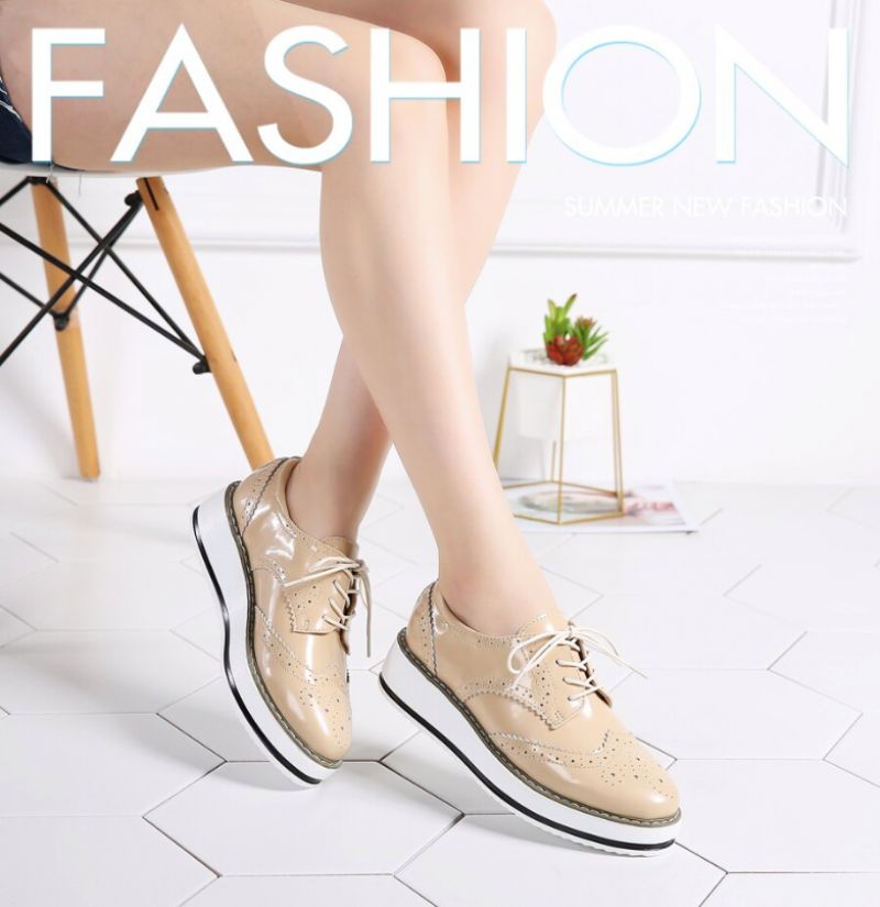 Romero Dames Oxford - Beige